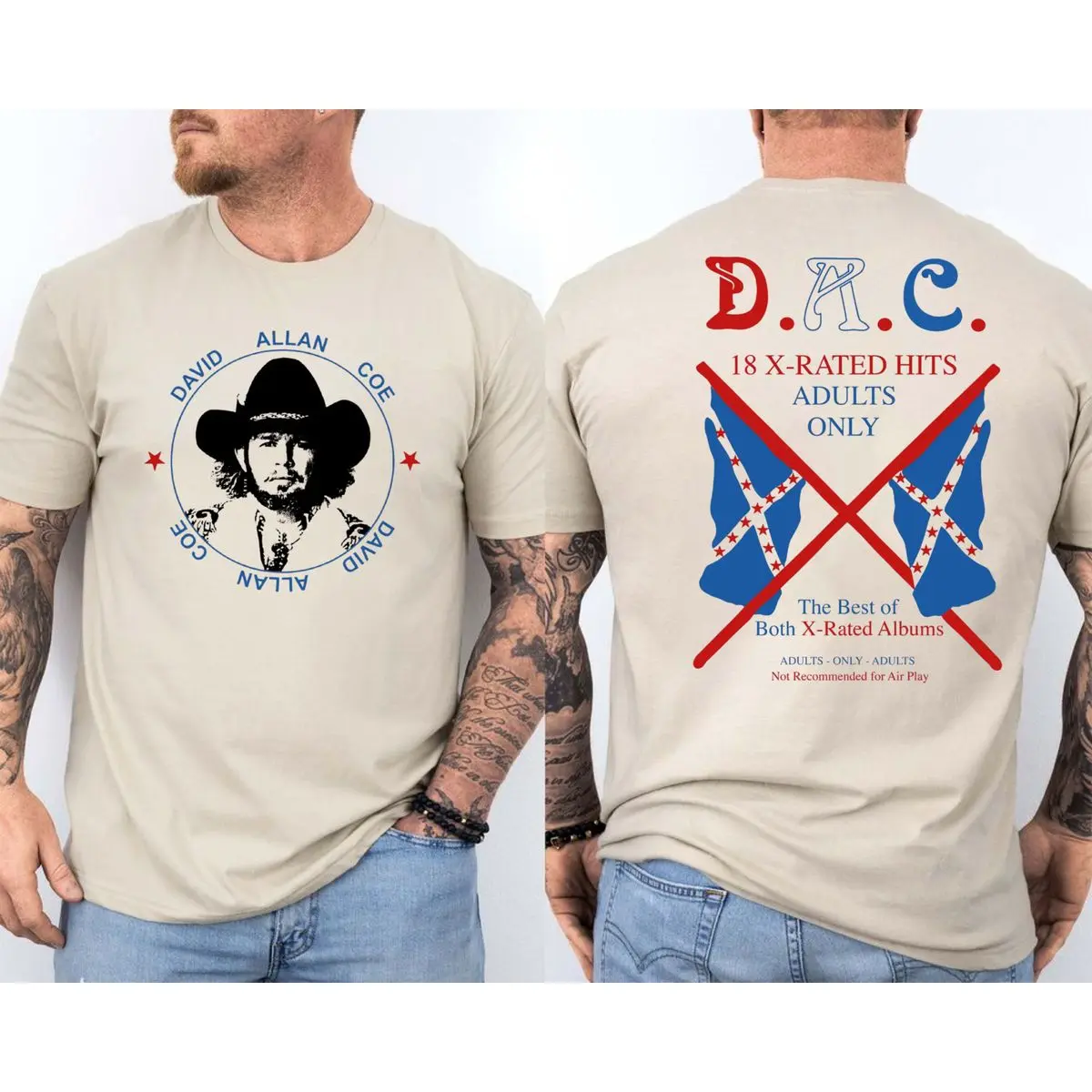 David Allan Coee Two Sides Shirt, Outlaw Country Music Tee, Country Legend Tee, Unisex Sweater Pullover Tee