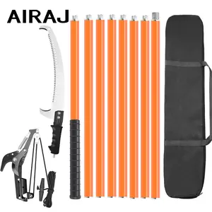 AIRAJ High Tree Branch Scissors With Reciprocating Hand s Fruit Tree Pruning Cutter Garden Trimmer Tool Extendable Manual Pole Saw