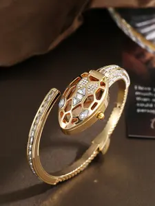 Vintage Luxury Snake Watch for Women, Elegant Bangle Style, Multiple Colors, Perfect Gift for Holidays, Graduation, Valentine's Day