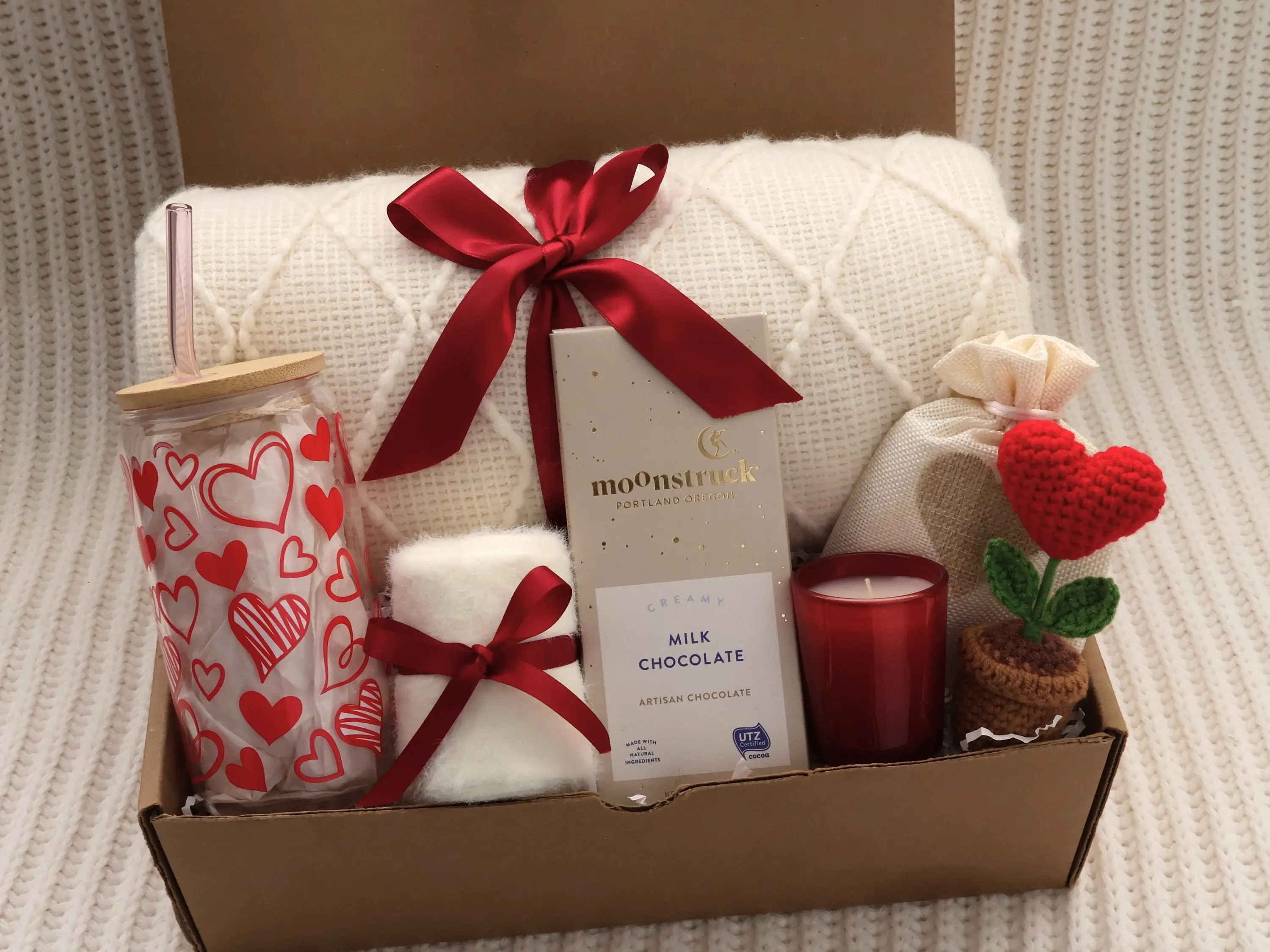 NEW Personalized Gift Box for Her, Handmade Gift Basket for Women, Care Package for Best Friend, Self Care Box NEW Personalized Gift Box for Her, Handmade Gift Basket for Women, Care Package for Best Friend, Self Care Box