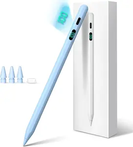 Stylus Pen for iPad 2025-2018 with LED Power Display Fast Charge,Palm Rejection Pencil for iPad 10/9/8/7/6th,11th A16,Air 11/13 M2/M3,Pro 11/13 M4,Pro 12.9",Air 5/4/3,Mini 7/6/5