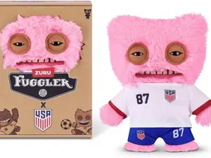 ZURU Fuggler USA Soccer Plush – 9 Inch Funny Ugly Monster Collectible Sports-Themed Plush Toy (Fuggler USA Soccer #87)