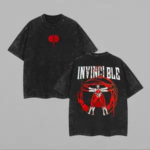 Invincible Printed Unisex Washed T-Shirt1 fathersdaygift