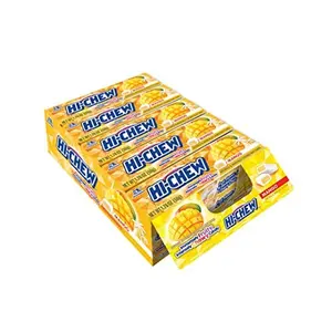 HI-CHEW Mango Sticks, 15-Pack, Soft & Chewy Candy, 1.76oz Each, Ideal for Easter Basket, Bulk Candy Individually Wrapped - Made with Immensely Juicy Fruity Flavors