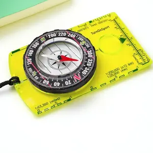 Military Grade Precision Compass for Hiking Camping Navigation Waterproof Survival Gear Lightweight Portable Outdoor Adventure Essential Tool