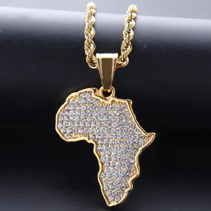 Crystal Afria Gold Necklace