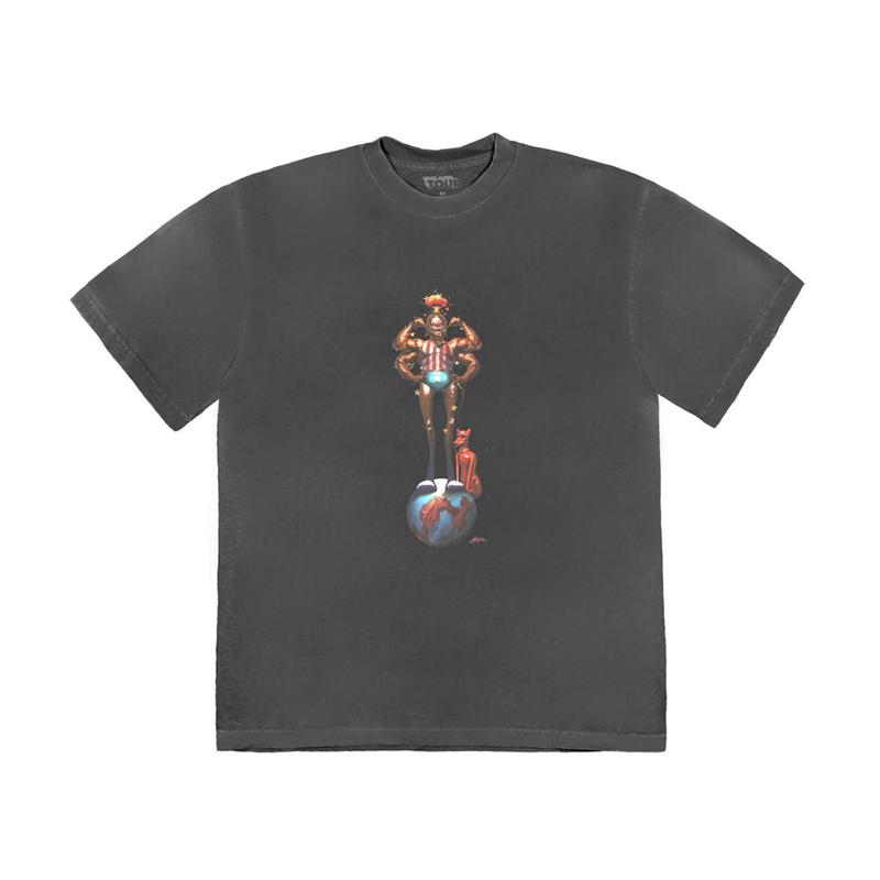 Travis Scott Utopia Is In Miami Circus Maximus Tee Black