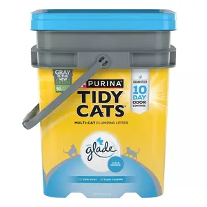 Purina Tidy Cats with Glade Tough Odor Solutions Multiple Cats Clumping Litter