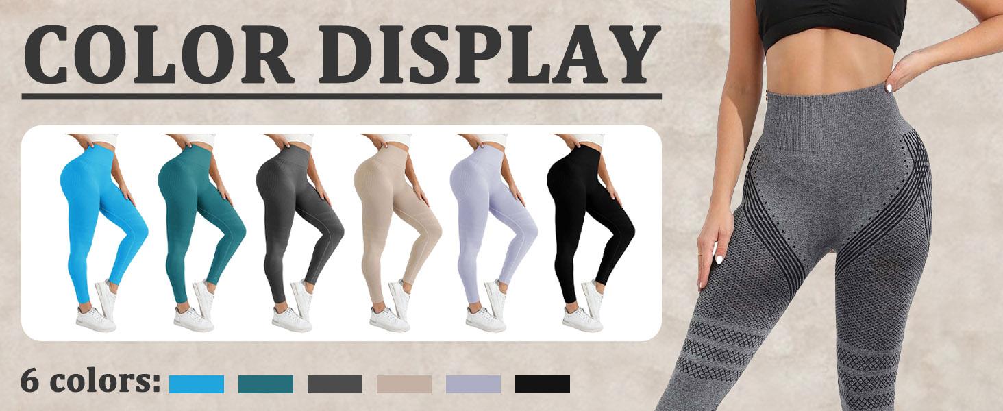 Jetjoy Women's 3D Anti-Cellulite Compression Leggings - High-Waisted, Butt-Lifting, Tummy-Control Seamless Leggings for Women with Resistance Band Body Sculpting for Running, Gym, Yoga