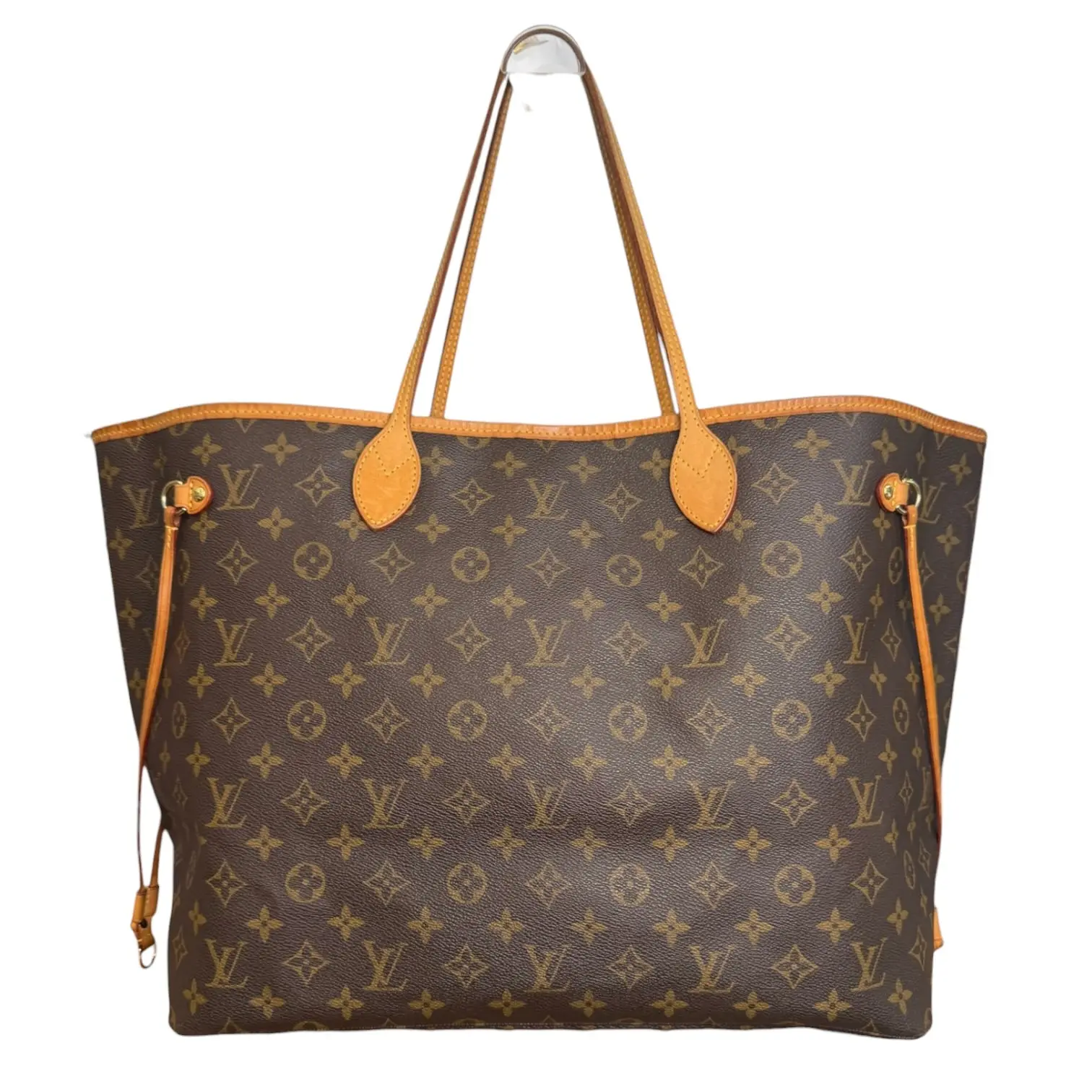 Pre-owned Louis Vuitton coated canvas and leather Tote Bags Monogram Neverfull GM