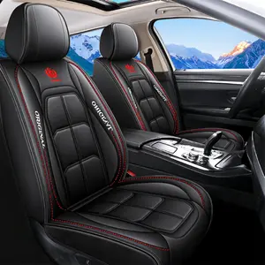 OTOEZ Universal Waterproof PU Leather Car Seat Cover for Cars SUVs Easy Install Full WrapAround Design with Large Capacity Pockets Car Seat Decorative