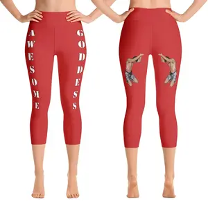 Red Viral Awesome Goddess Leggings: Unleash Your Inner Power