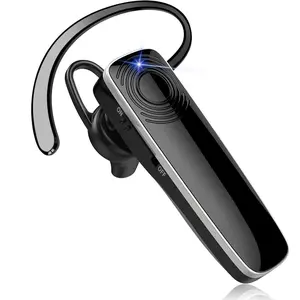 New bee Bluetooth Earpiece V5.2Headset 24Hrs Talktime CVC8.0 Dual Mic Noise Cancelling for iPhone/Android/Driver/Business/Office