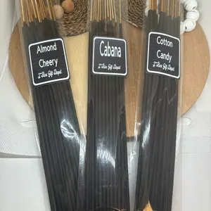 T Rex Gift Depot Hand Dipped Incense Sticks Long Burning Almond Cherry Cabana Cotton Candy Fragrances