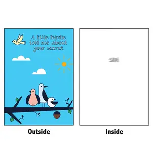 You Are A Slut: Secret Scrooge Mean Greeting Card