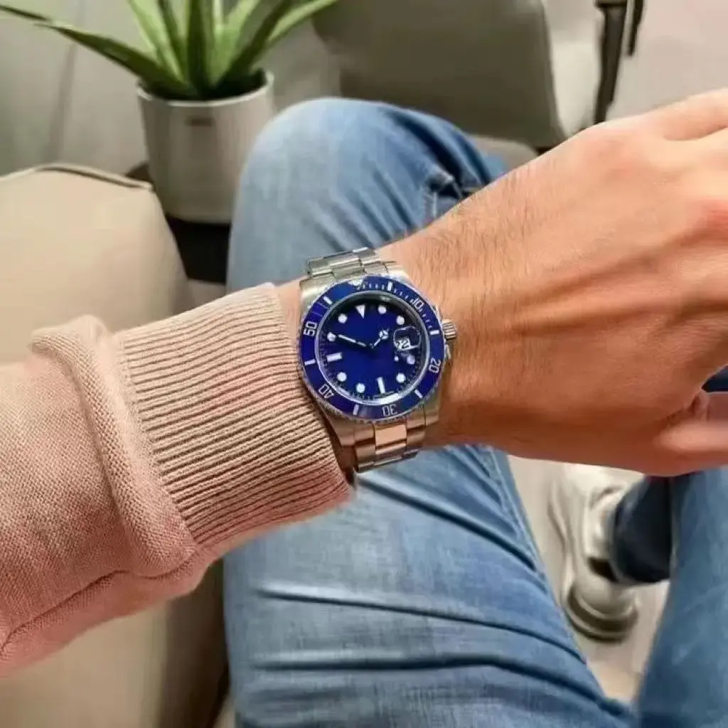 StellaTime  Blue Diver Mechanical Watch