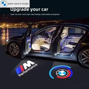 2Pcs LED Car Door Welcome Light For BMW E70 F15 E92 E60 E61 E65 F01 F02 F10 F15 F30 F48 M5 G30 G38 X1 X2 X3 X4 X5 X6 M3
