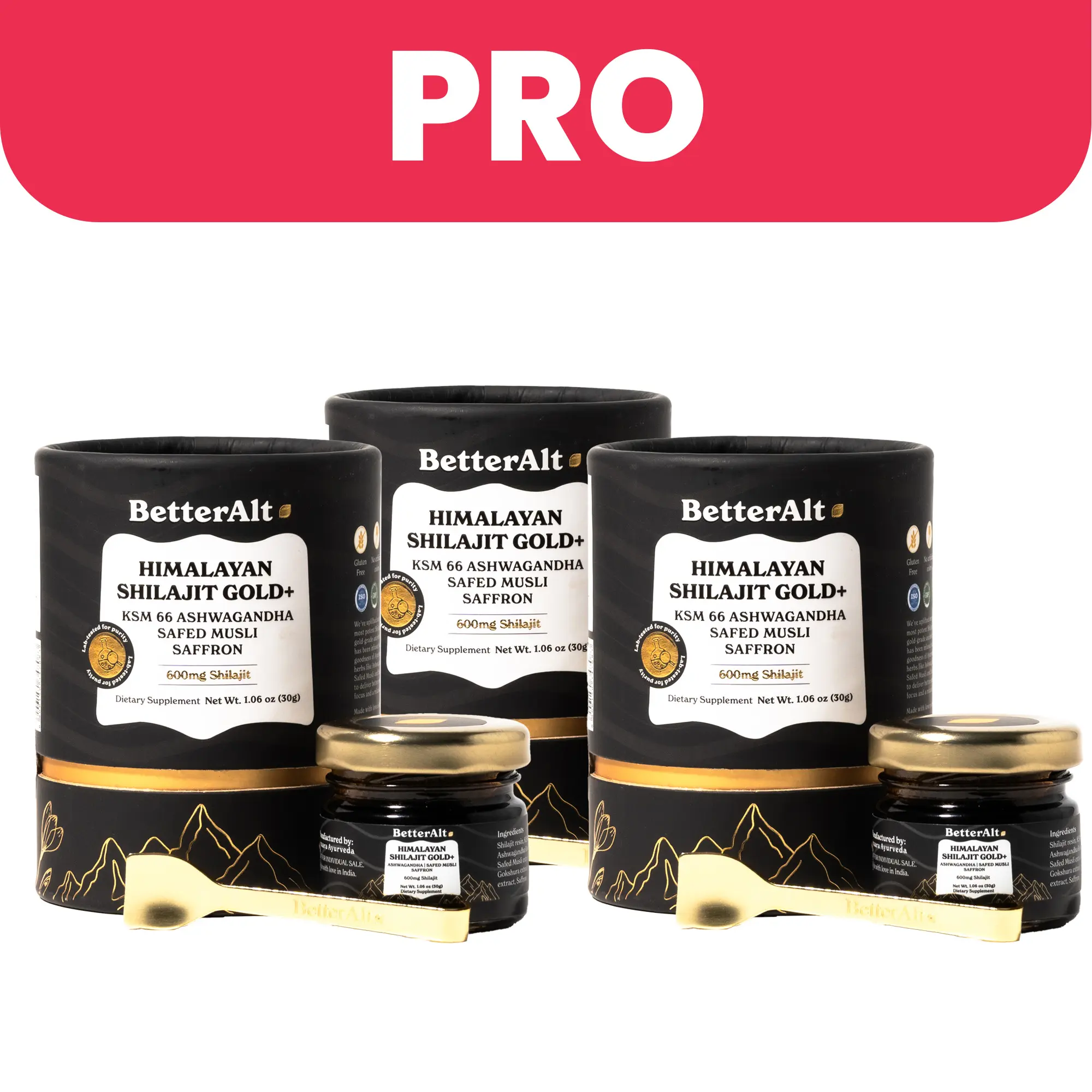 Shilajit Gold+ Resin  - Pack of 3