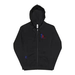Zip-Up Hoodie — Red & Blue Phoenix Logo Chest