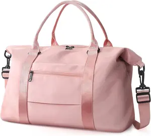 37L Large Capacity Duffle Bag - Gym Overnight Carryall, Maternity Weekender Travel Bag