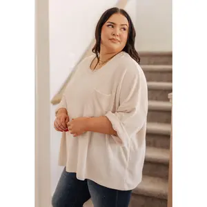 Ivory Thoughts Chenille Blouse
