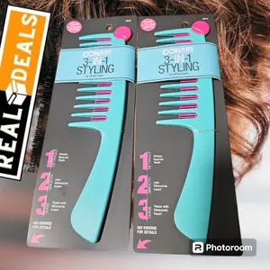 CONAIR 3 IN 1 STYLING COMB 2pk