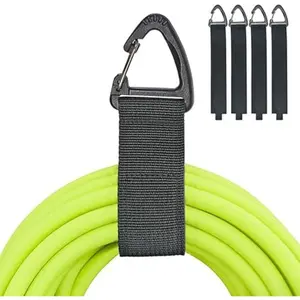 Extension Cord Holder Organizer(4 Pack L), Extension Cord Hanger for Garage Organization and Storage, 16-Inch Heavy Duty Storage Straps Garage Gadgets