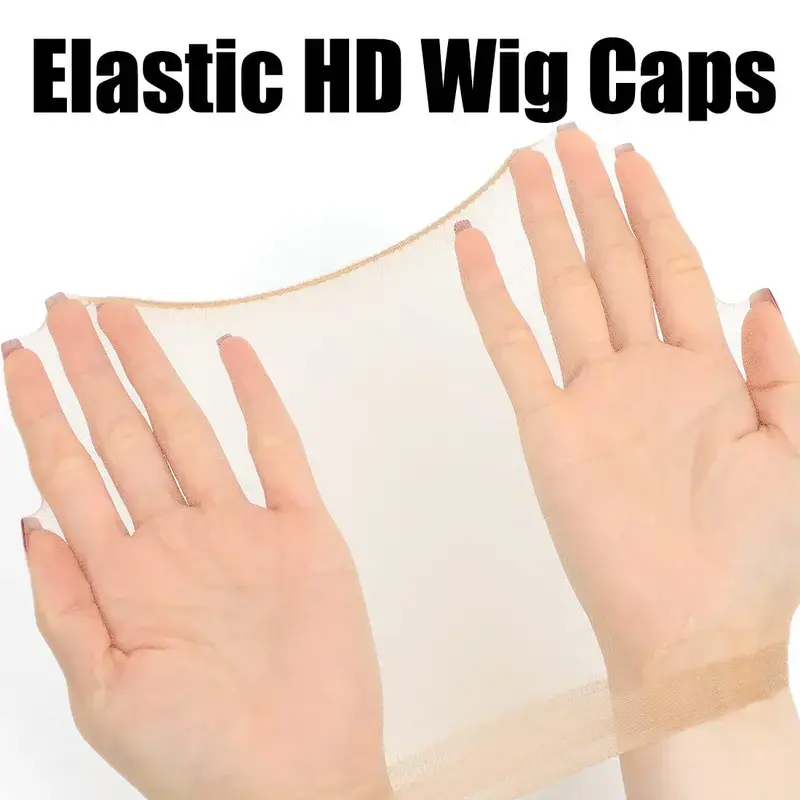 ILYquel HD Wig Caps, Thin Invisible Wig Cap For Women, 1 Pack 2PCs Transparent And Breathable Bald Cap For Lace Frontal Wig