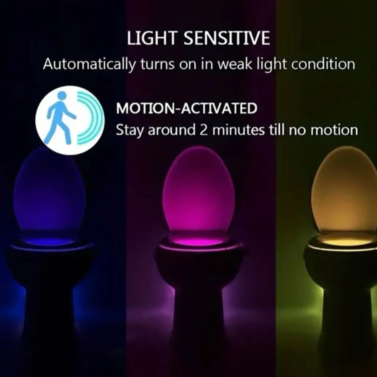Toilet night light