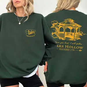 Stars Hallow Lukes Sweatshirt, Stars Hollow Where You Lead I Will Follow Shirt, For Men And Women, Trendy Hoodie