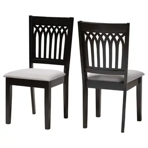 Baxton Studio Genesis Dining Chair Set of 2
