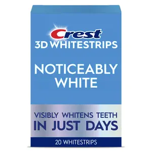 Crest 3DWhitestrips Noticeably White At-home Teeth Whitening Kit