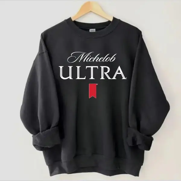 Michelob Ultra Hoodie, Sweatshirt, Tshirt Classic Michelob Ultra Logo, Full Size, Full Color