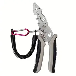 12 in 1 Multifunctional Pliers, Stainless Steel Wire Stripper, Wire Crimper Cable Cutter, Professional Hand Tools for Home & Office