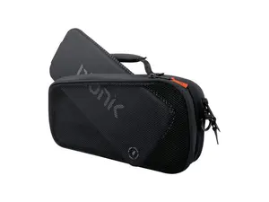 Bionik Power Commuter High Quality Carrying Case/Travel Bag with Removable 10,000 mAh Back-Up Battery Pack Included for Nintendo Switch, Switch Accessories, and USB C Mobile Devices