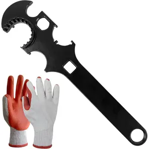 Adjustable Spanner Wrench – 11.6" Heavy-Duty Carbon Steel Nut Removal & Installation Tool for Automotive, Plumbing & DIY – Ergonomic Handle