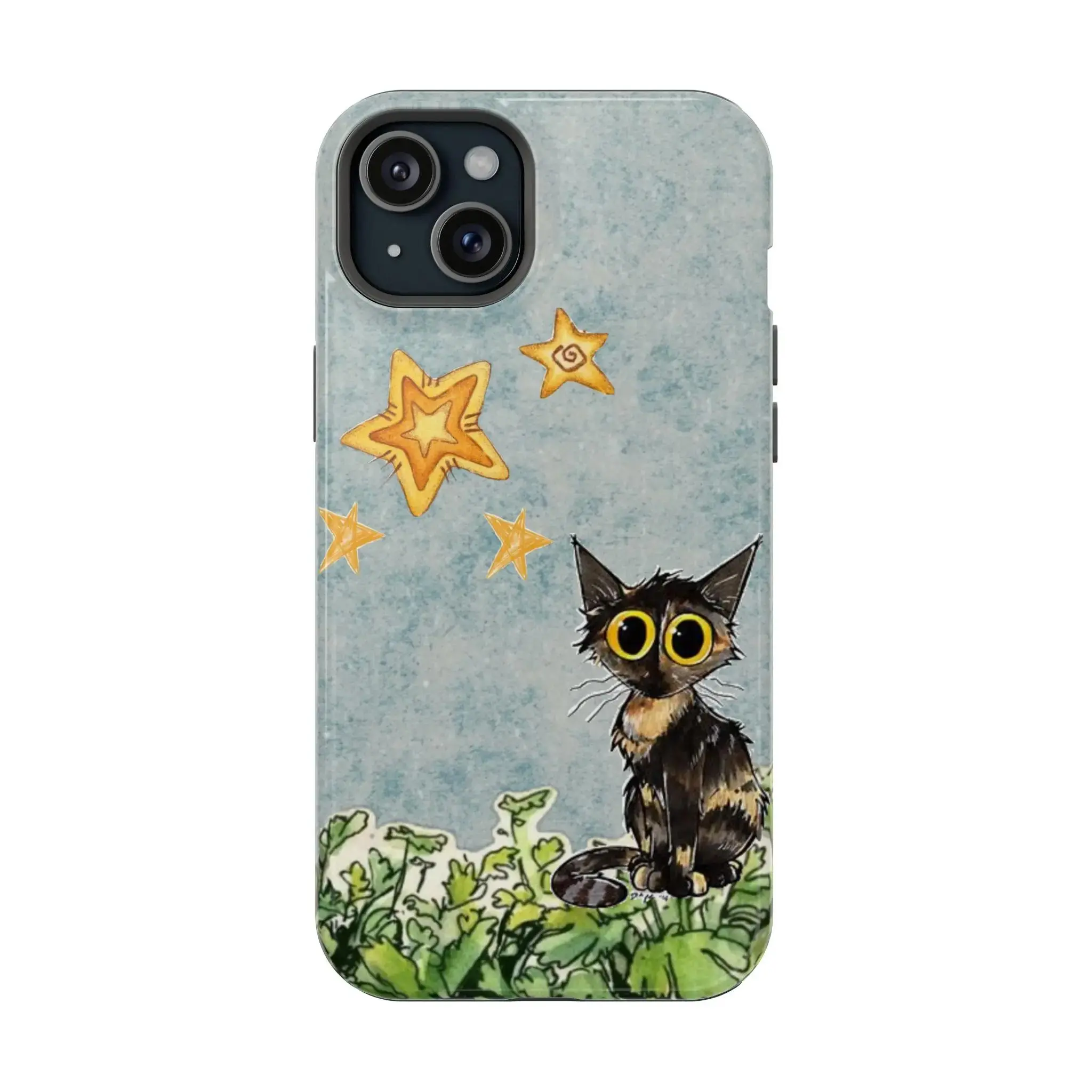 LUMN Studio Vintage Starry Night Cottage Cat Smartphone Case - Aesthetic Garden Kitchen Kitten Shockproof Protective Cellphone LUMN Studio Vintage Starry Night Cottage Cat Smartphone Case - Aesthetic Garden Kitchen Kitten Shockproof Protective Cellphone