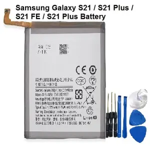Battery for Samsung Galaxy S21 Battery / Samsung Galaxy S21 Plus Battery/ Samsung Galaxy S21 FE Battery / Samsung S21 Ultra Battery with screwdriver tools kit