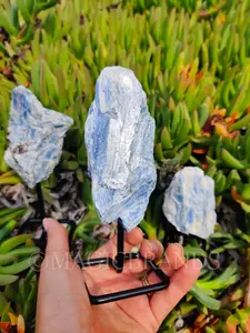 Blue Kyanite on Stand, Blue Kyanite Rough, Blue Kyanite Crystal, Blue Kyanite, Raw Blue Kyanite, Rough Blue Kyanite, Crystal Home Decor