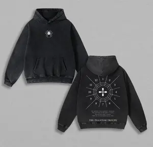 Limited Edition The Phantom Troupe - Hunter X Hunter Anime Double Printed Oversize Lightweight Acid Washed Hoodie, Gift For anime lover, Anime Merch