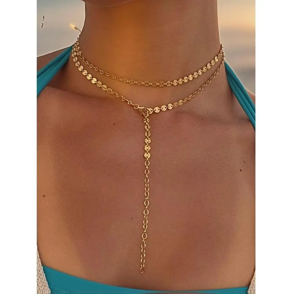 14k Gold-Filled Belly Chain / Necklace • GOLDEN HOUR HYBRID CHAIN • BY BODY JEWELRY UNIVERSE