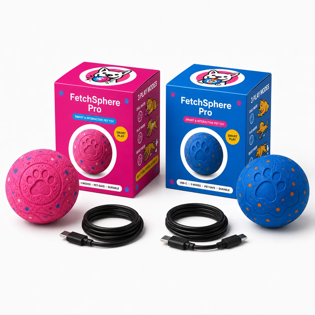 FetchSphere Pro Smart Ball 2-Pack