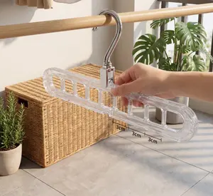 Space Saving Swivel Closet Organizer Sleek 9-Hole Magic Hanger Set Max Your Closet Space Instantly Durable Home Goods for Dorm Life - Hanging space-saving house