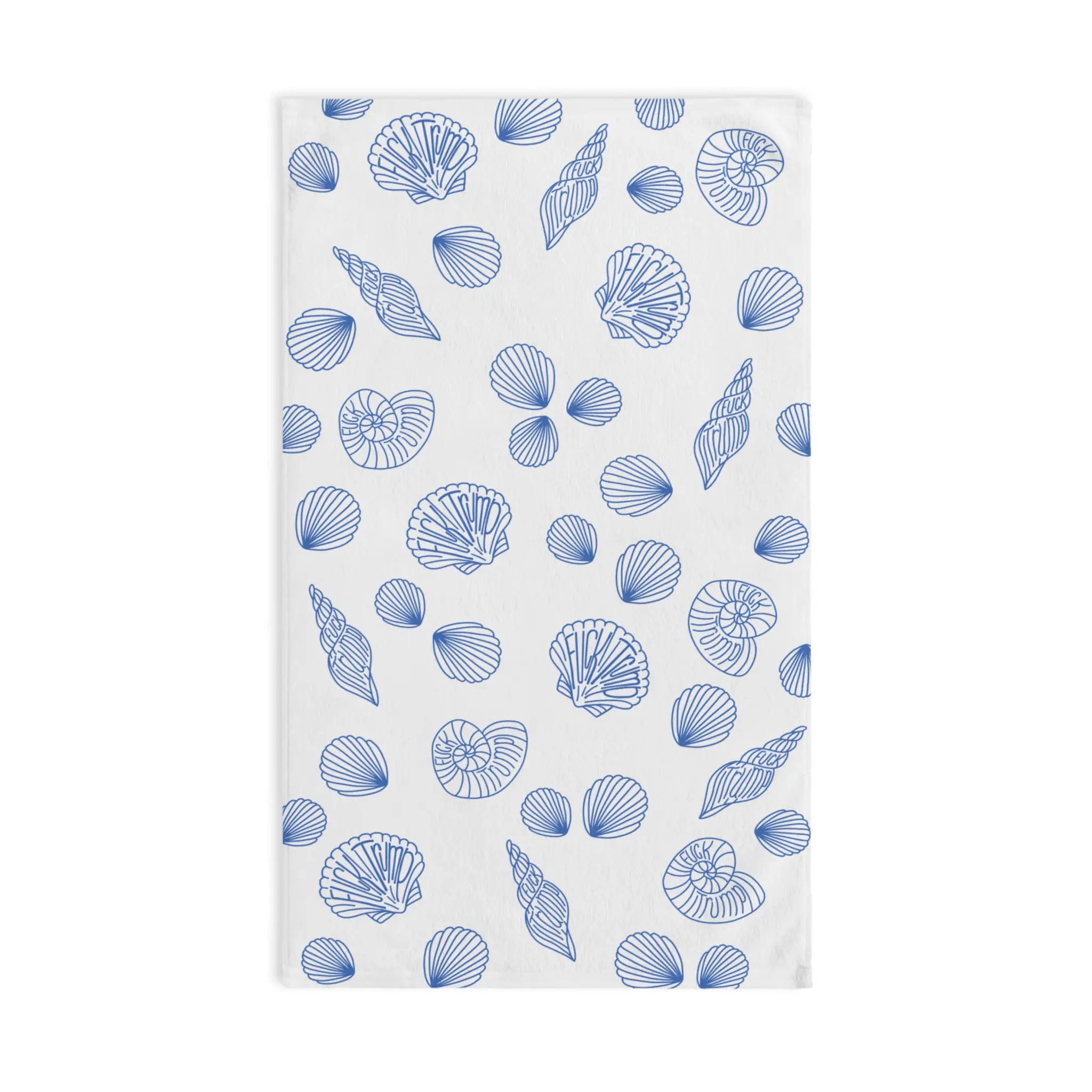 Slightly Subtle Coastal Shell Hand Towel, Nautical Kitchen Towel, Beach Decor, Ocean-Inspired Gift, Coastal Living Essentials, Summer Home Style