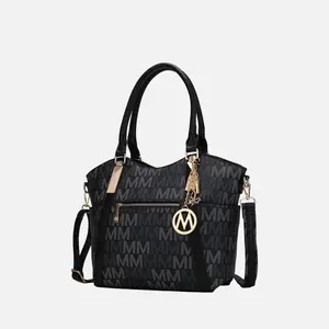MKF Collection Jeneece M Signature Vegan Leather Tote Handbag for Women by Mia K