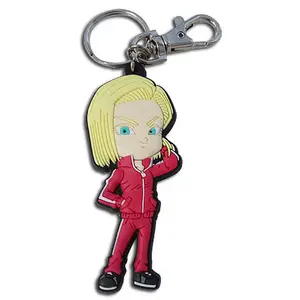 Dragon Ball Super - SD Android 18 PVC Keychain