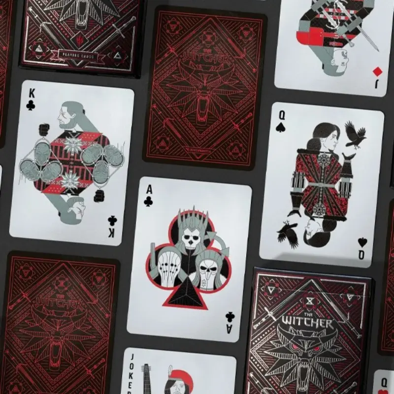 The Witcher Poker Playing Cards | 54 Unique Illustrated Collectible Deck | Perfect Gift for Card Players RPG gamers