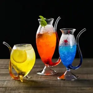 Creative vampire glasses with their own straw integrated glasses creative wine glasses wine glasses juice glasses