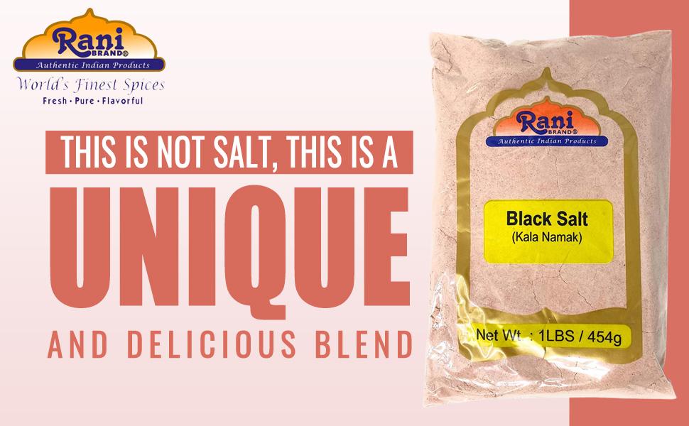 Rani Black Salt Powder (Kala Namak) Mineral 16oz (1lb) 454g ~ Unrefined, Pure and Natural | Vegan | Gluten Friendly | NON-GMO | Kosher | Indian Origin | Perfect for Tofu Scramble Rani Black Salt Powder (Kala Namak) Mineral 16oz (1lb) 454g ~ Unrefined, Pure and Natural | Vegan | Gluten Friendly | NON-GMO | Kosher | Indian Origin | Perfect for Tofu Scramble