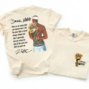 [Comfort Color] Dear Mama Tupac T-Shirt, 2Pac Lyrics Unisex Tee, Happy Mother's Day Tee, Mother’s Day Gift